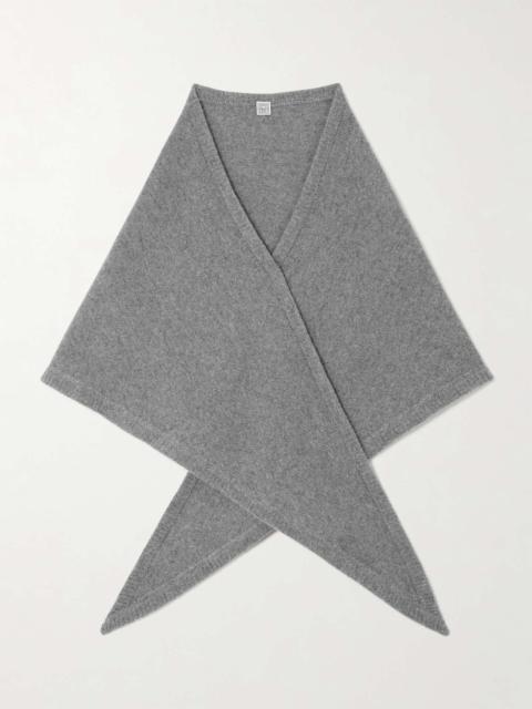 TOTEME Triangle wool and cashmere-blend scarf