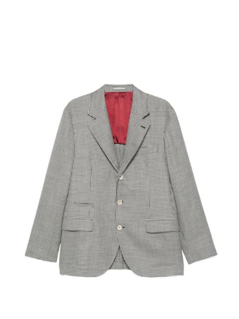 Brunello Cucinelli houndstooth blazer