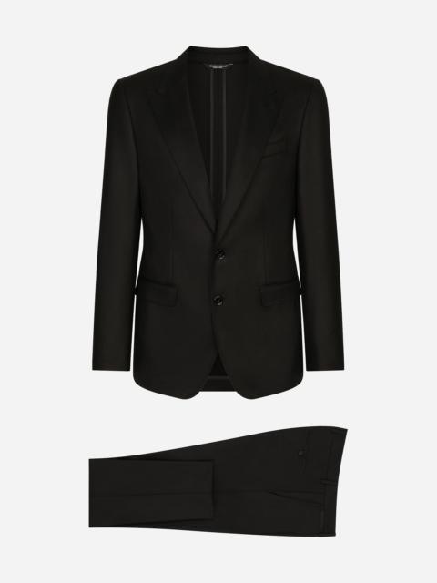 Single-breasted tuxedo suit