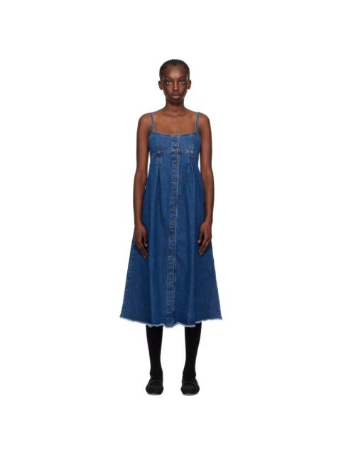 A.P.C. Indigo Malibu Denim Midi Dress