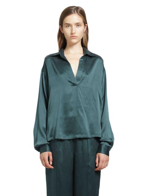 TOM FORD Silk Satin Polo