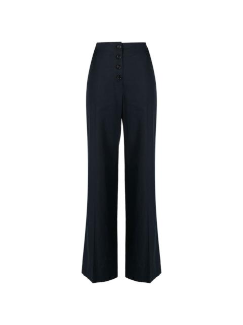 pushBUTTON button-up trousers