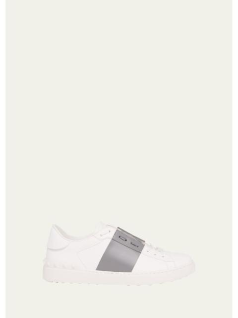 Valentino Men's Open Calfskin Sneakers