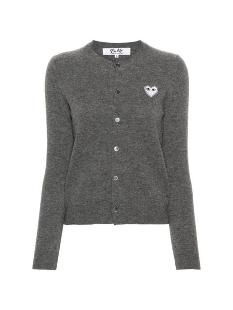 heart embellished cardigan