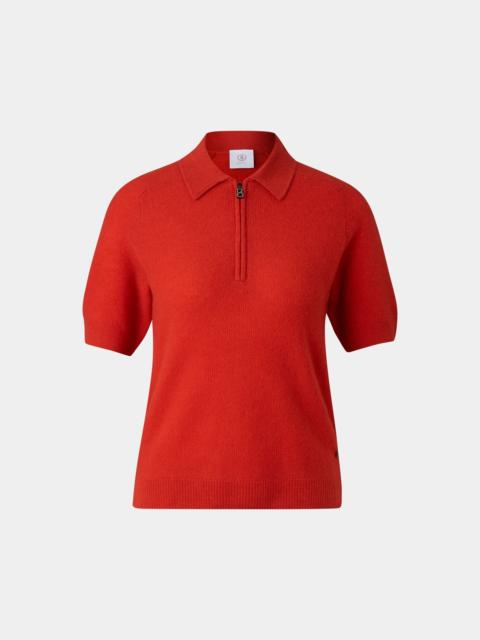 BOGNER Knitted polo shirt Shari in Red