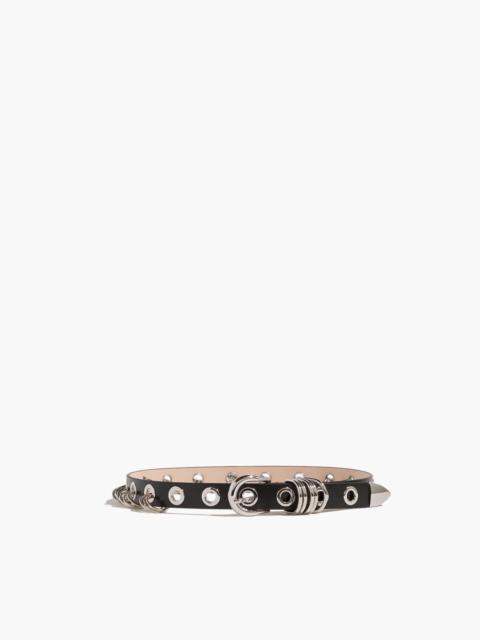 DÉHANCHE Revenge Belt in Black/Silver