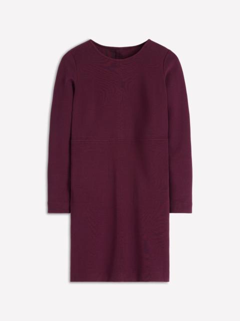 BODEN Cornelia Ottoman Dress-Dark Cherry