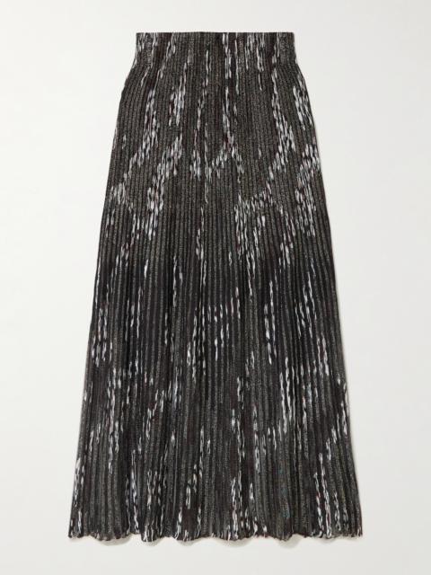 Missoni Striped Metallic Jacquard-knit Maxi Skirt