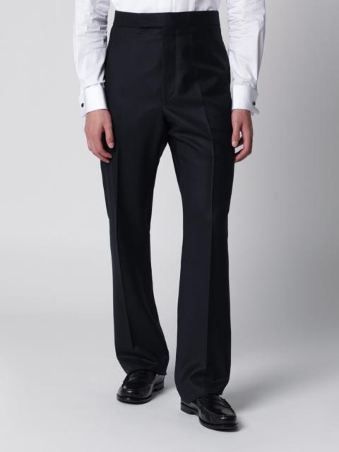 Thom Browne Navy blue wool trousers