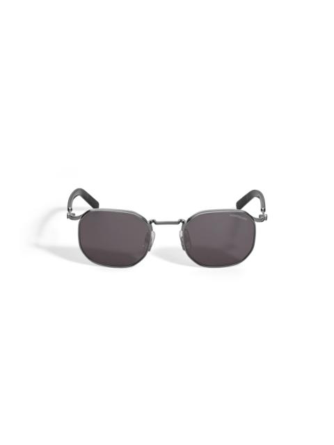 Montblanc SQUARED SUNGLASSES WITH GREY METAL FRAME