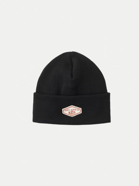 Nudie Jeans Falksson Beanie NJCO Black