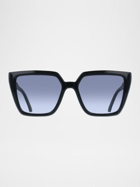 FERRAGAMO Gancino Square Acetate Sunglasses
