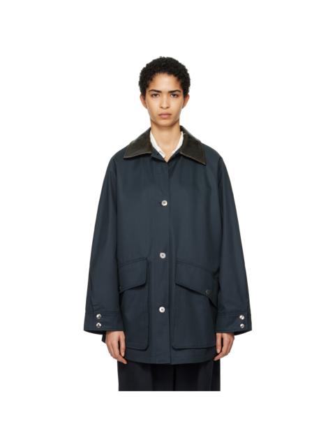 CORDERA Navy Short Trench Jacket