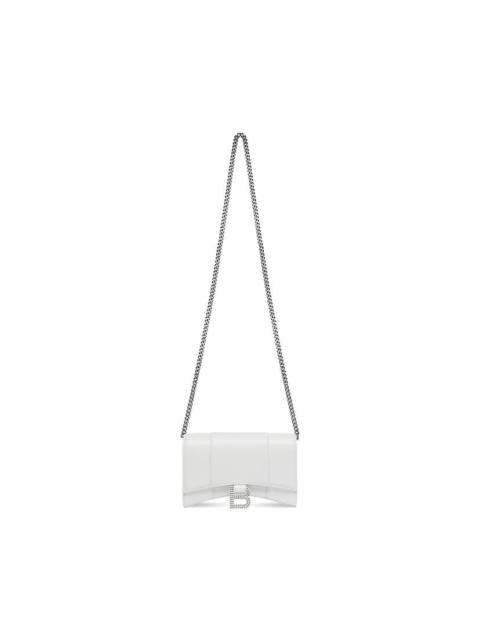 BALENCIAGA hourglass wallet with chain
