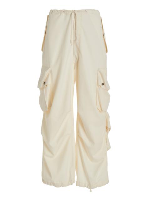 DARKPARK Blair Wool Cargo Pants off-white