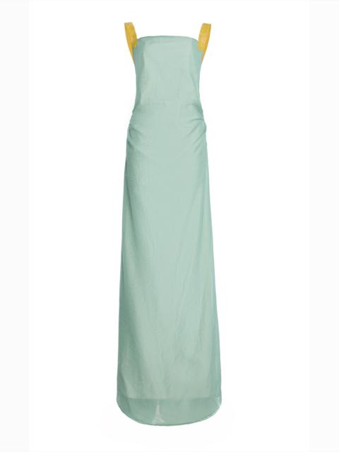 ROSIE ASSOULIN Exclusive Just A Small Gathering Linen-Blend Gown multi
