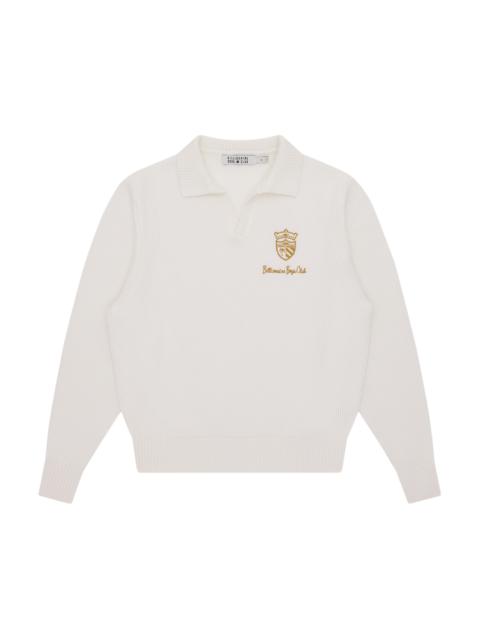 BILLIONAIRE BOYS CLUB CLUBHOUSE KNITTED COLLARED JUMPER
