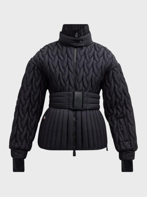 Maipo Braided Stitch Puffer Jacket