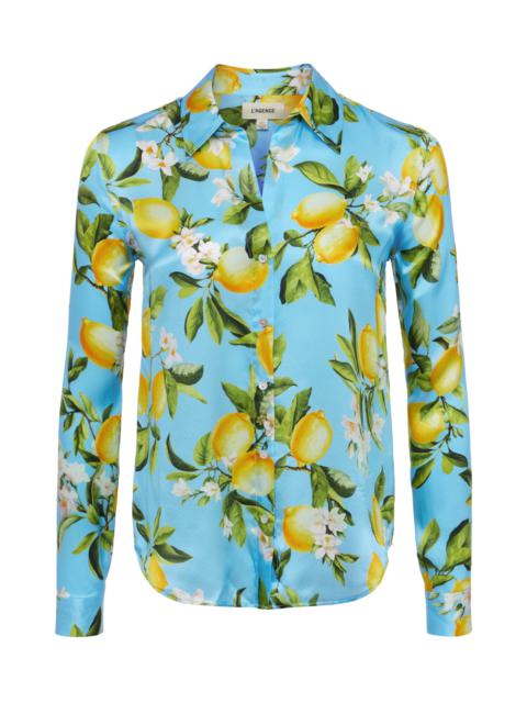 L'AGENCE Tyler Silk Blouse