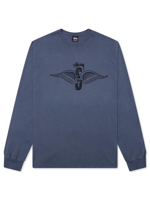 Stüssy SKULL WINGS 사진 DYED L/S 티셔츠