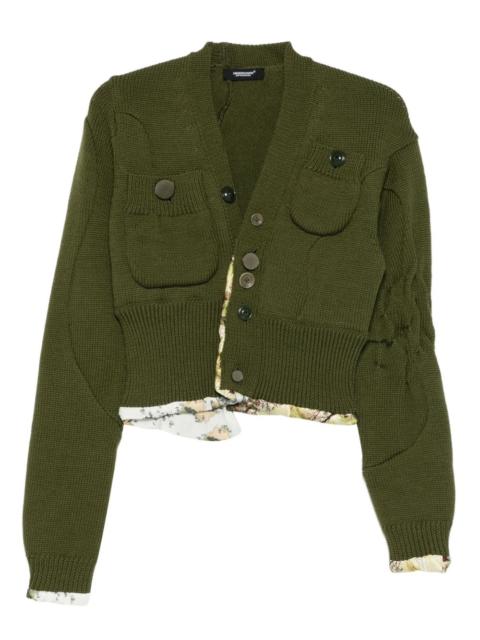 UNDERCOVER printed-trim cardigan