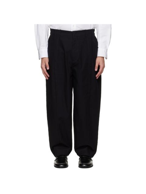 Toogood Black 'The Librarian' Trousers