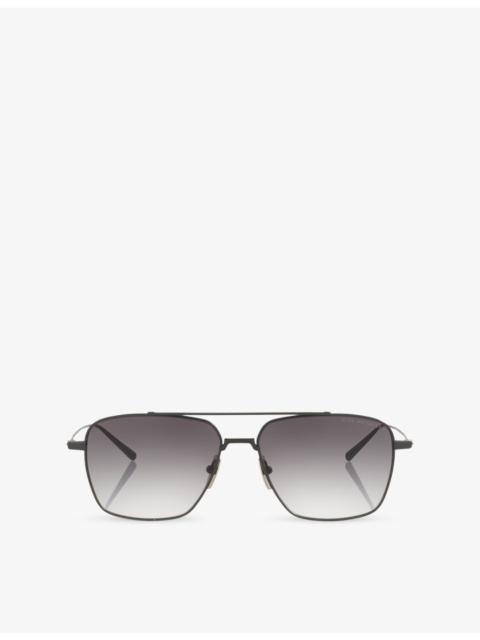 DITA D4000497 Square-Frame Metal Sunglasses
