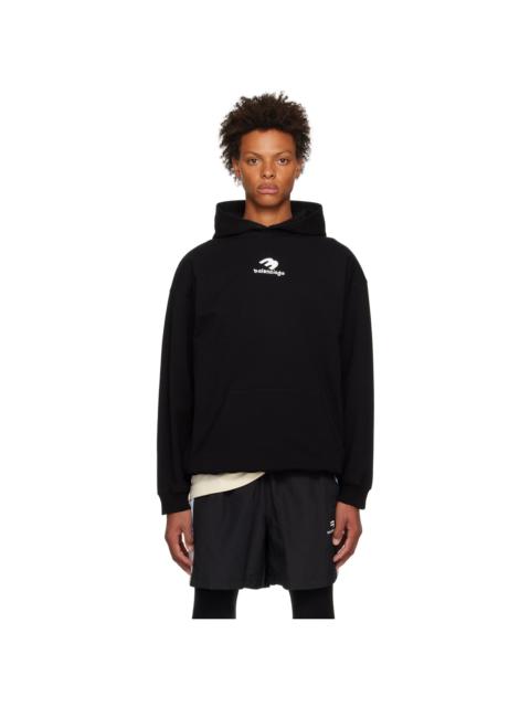 BALENCIAGA 로고 인쇄 면 hoodie