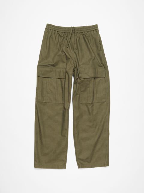 Cargo trousers - Olive green