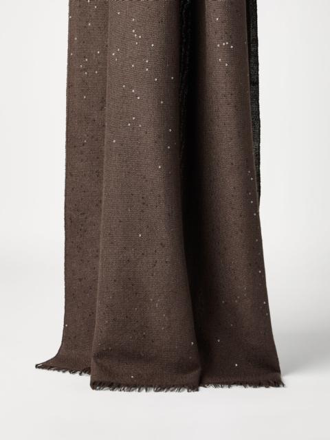 Brunello Cucinelli Cashmere and silk Diamond yarn scarf