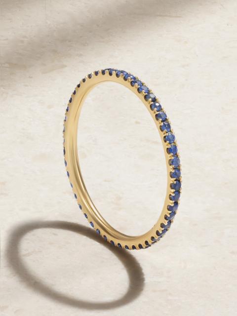 ILEANA MAKRI Thread 18-karat Gold Sapphire Ring