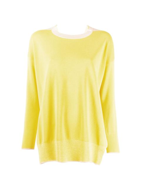 Stella McCartney two-toned oversized jumper