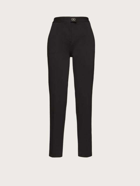 FERRAGAMO JERSEY FLARED TROUSER