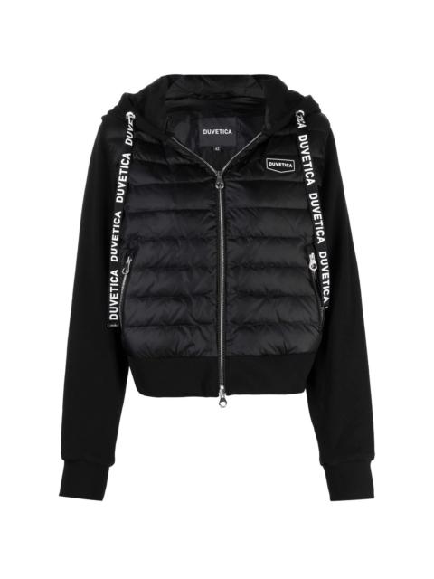 DUVETICA logo-patch puffer jacket | REVERSIBLE