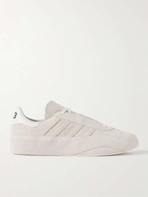 Gazelle Leather-Trimmed Suede Sneakers