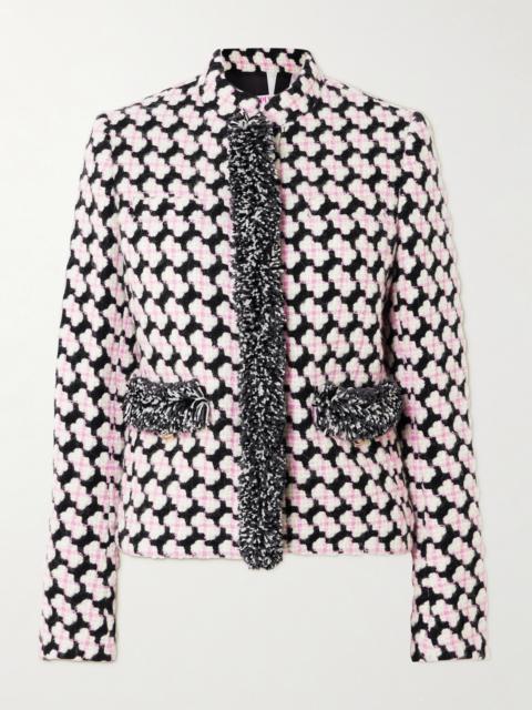 PUCCI Fringed Wool-blend Tweed Jacket