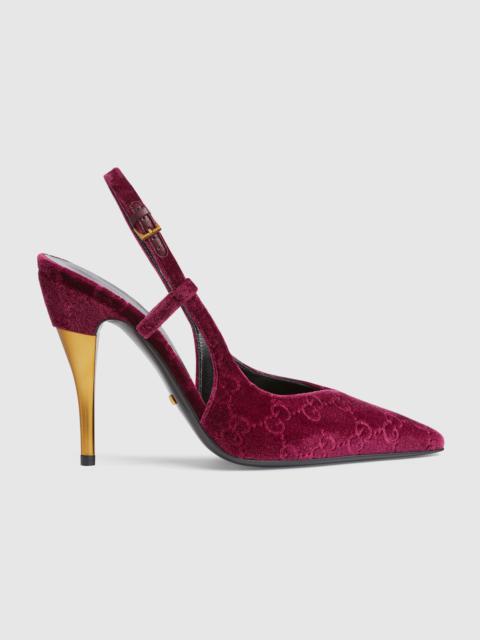 GUCCI Women's GG slingback pump