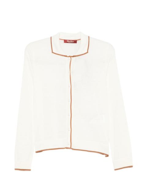 Max Mara contrast-trim cardigan