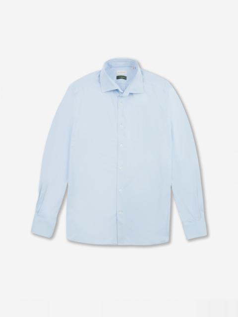 SLOWEAR Slim-fit technical wash & wear jersey shirt