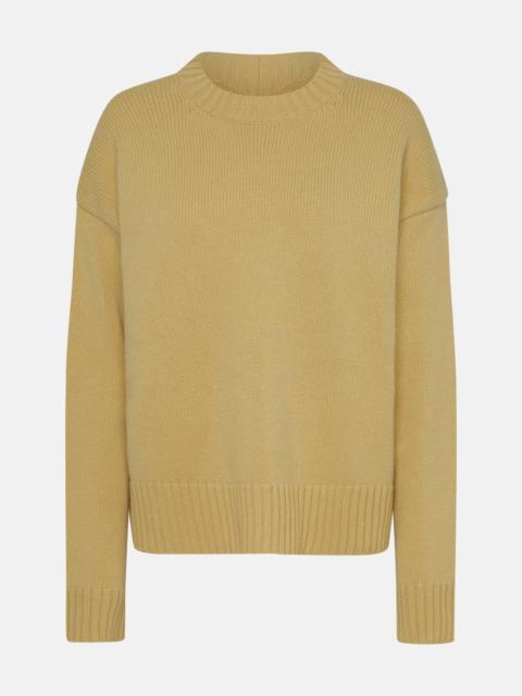 Yellow cachemire sweater