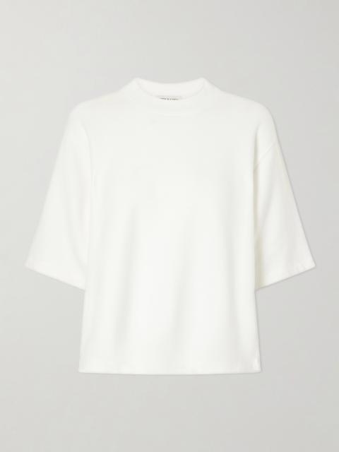 TWP Mock-neck Cotton-jersey T-shirt