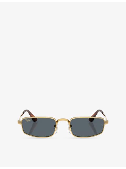 Ray-Ban RB3927 Pillow-Frame Metal Sunglasses