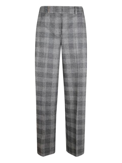 PESERICO checkedl trousers