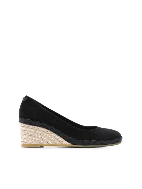 FERRAGAMO Capraia espadrille wedge pumps