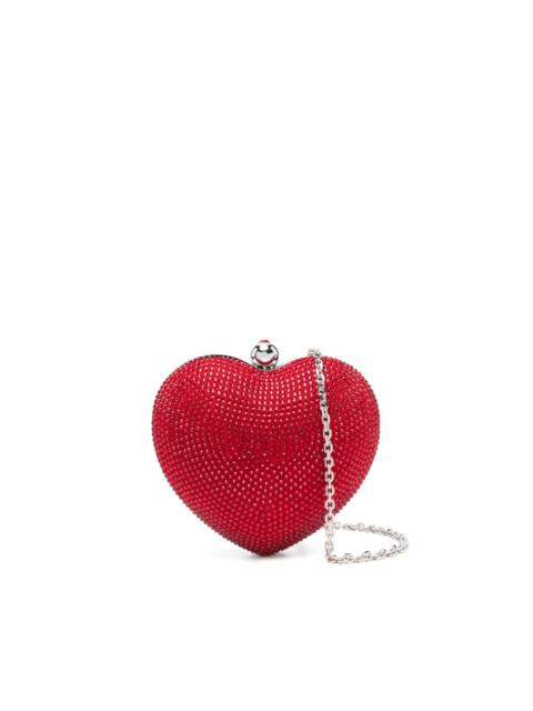 MACH & MACH Heart clutch bag