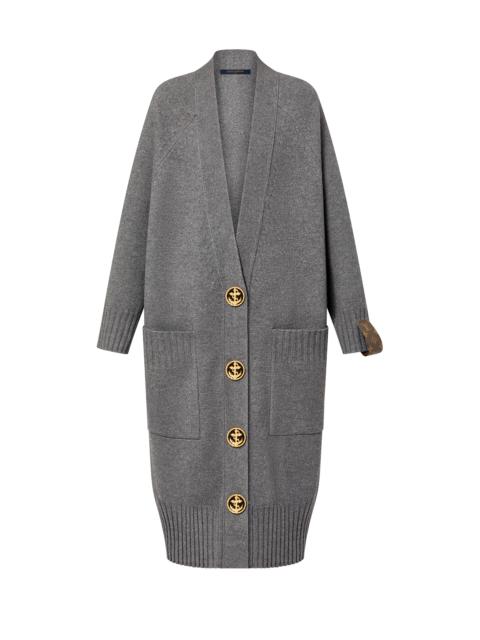 Louis Vuitton Oversized Detail Long Cardigan