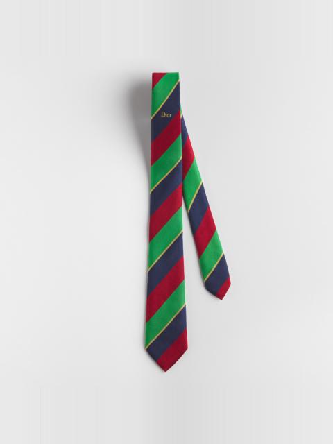 Dior Striped Dior Tie