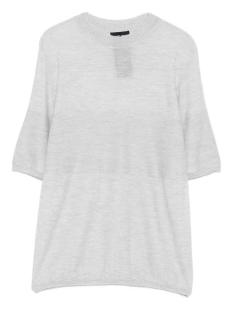 GIORGIO ARMANI short-sleeve knitted top