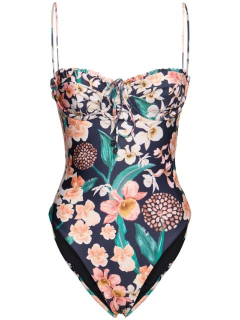 Agua by Agua Bendita Eban floral lycra one piece swimsuit