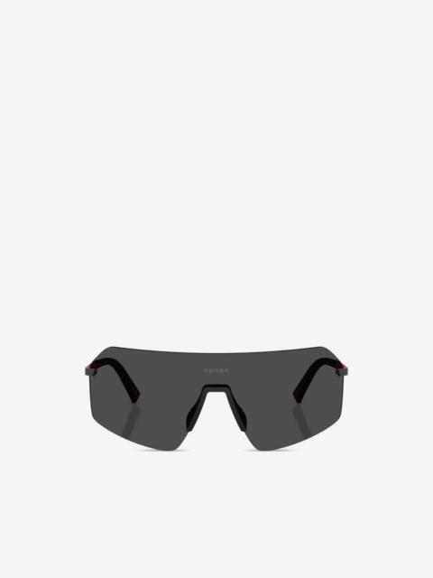 Prada shield-frame sunglasses